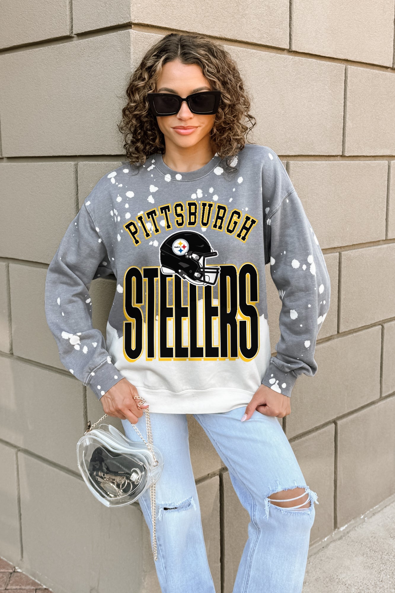 PITTSBURGH STEELERS ARCH RIVALS LONG-SLEEVE FRENCH TERRY PULLOVER