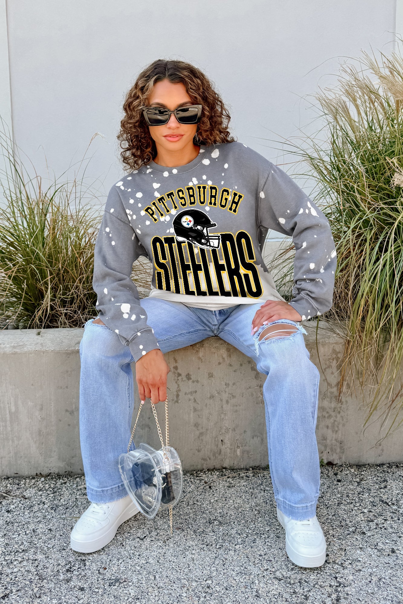 PITTSBURGH STEELERS ARCH RIVALS LONG-SLEEVE FRENCH TERRY PULLOVER