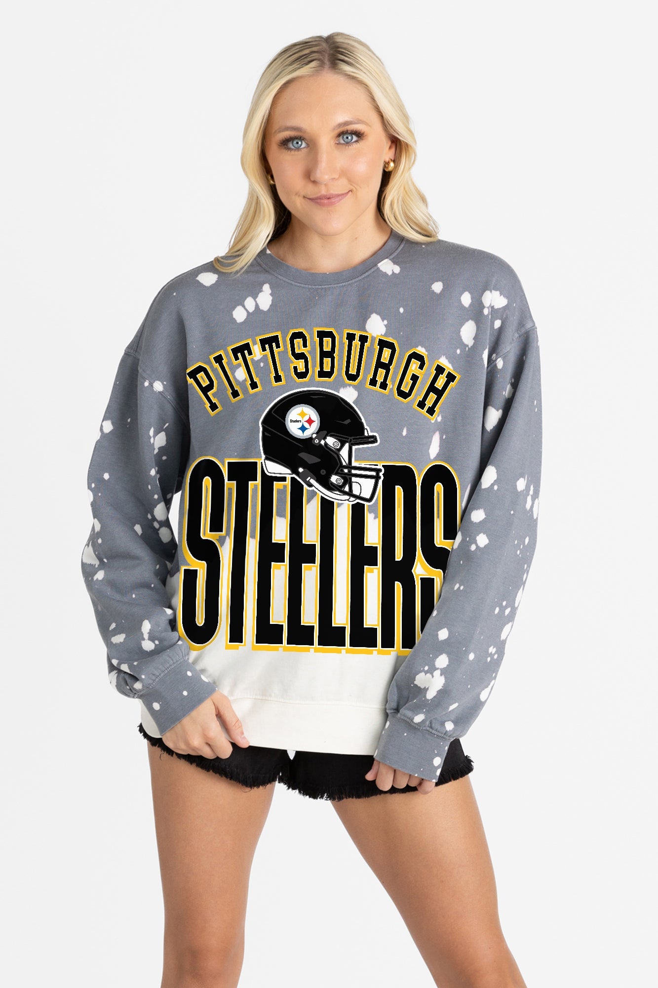 PITTSBURGH STEELERS ARCH RIVALS LONG-SLEEVE FRENCH TERRY PULLOVER