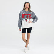 RUTGERS SCARLET KNIGHTS CASUAL FAN LONG-SLEEVE FRENCH TERRY PULLOVER