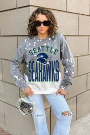 SEATTLE SEAHAWKS ARCH RIVALS LONG-SLEEVE FRENCH TERRY PULLOVER