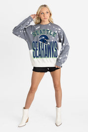 SEATTLE SEAHAWKS ARCH RIVALS LONG-SLEEVE FRENCH TERRY PULLOVER