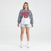 SAN FRANCISCO 49ERS CASUAL FAN LONG-SLEEVE FRENCH TERRY PULLOVER