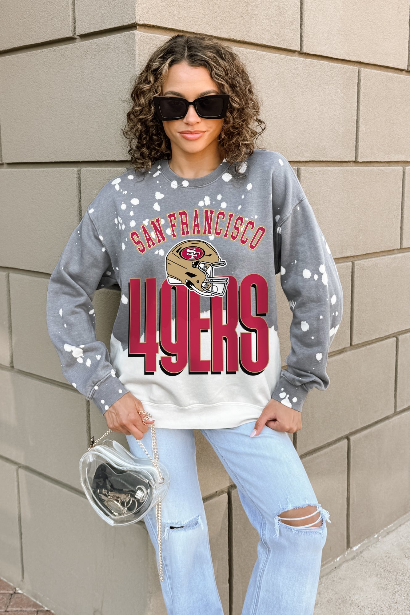SAN FRANCISCO 49ERS ARCH RIVALS LONG-SLEEVE FRENCH TERRY PULLOVER
