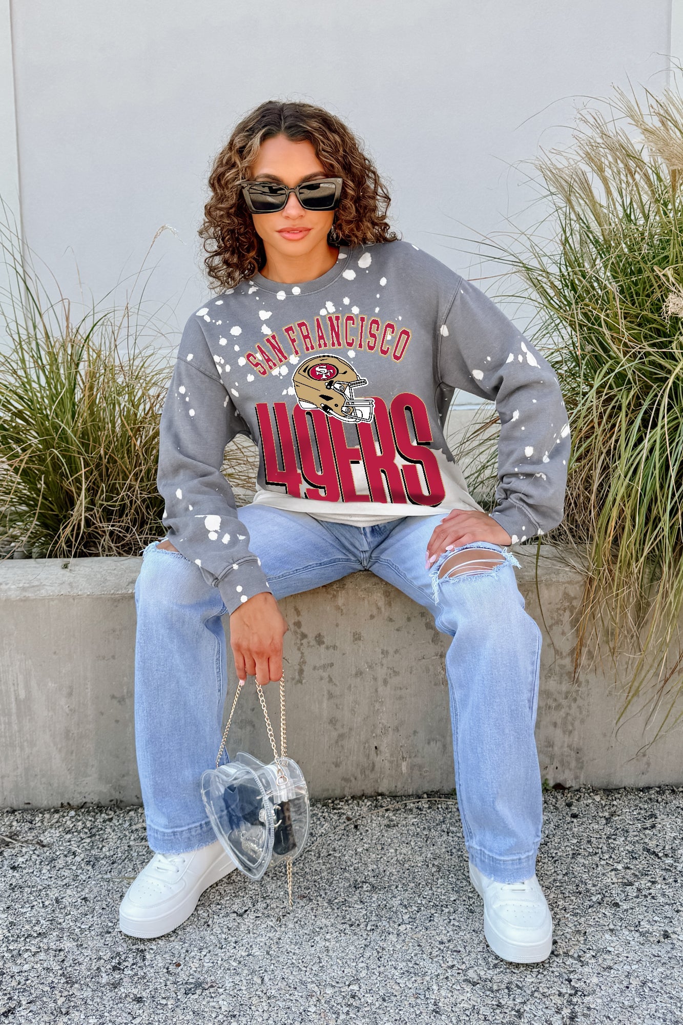SAN FRANCISCO 49ERS ARCH RIVALS LONG-SLEEVE FRENCH TERRY PULLOVER