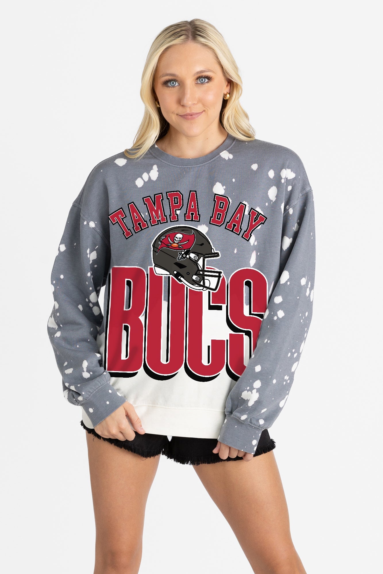 TAMPA BAY BUCCANEERS ARCH RIVALS LONG-SLEEVE FRENCH TERRY PULLOVER
