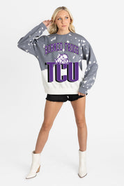 TCU HORNED FROGS ARCH RIVALS LONG-SLEEVE FRENCH TERRY PULLOVER