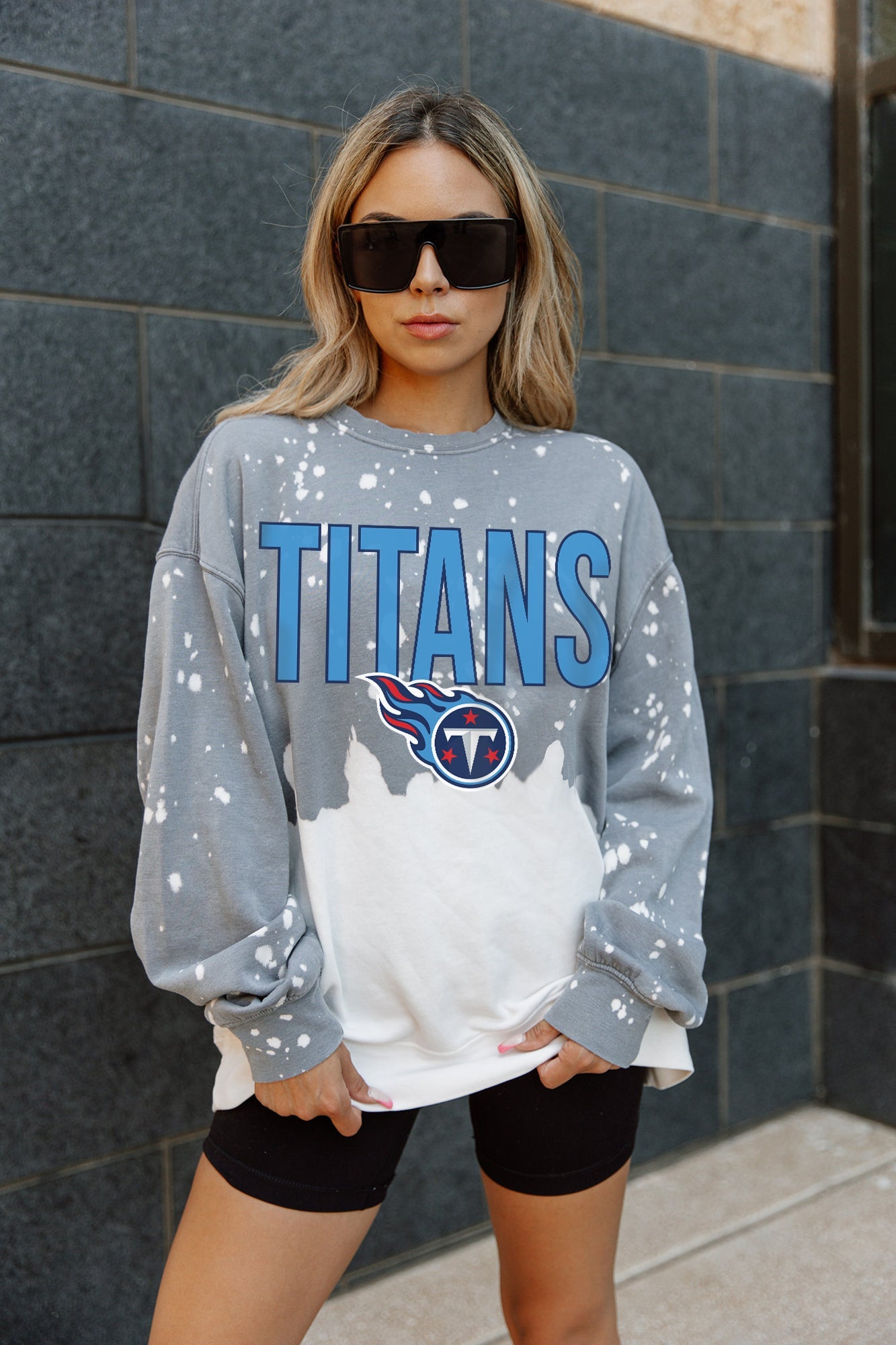 TENNESSEE TITANS CASUAL FAN LONG-SLEEVE FRENCH TERRY PULLOVER