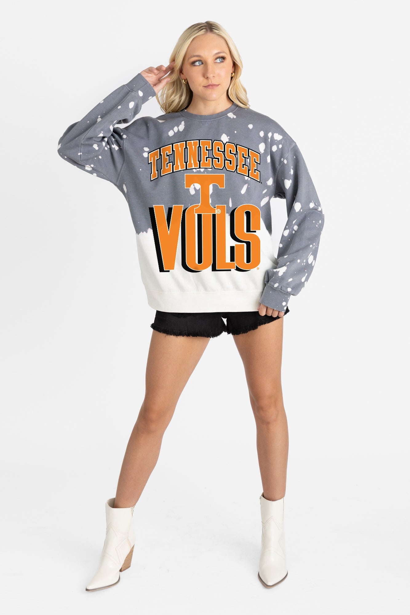 TENNESSEE VOLUNTEERS ARCH RIVALS LONG-SLEEVE FRENCH TERRY PULLOVER