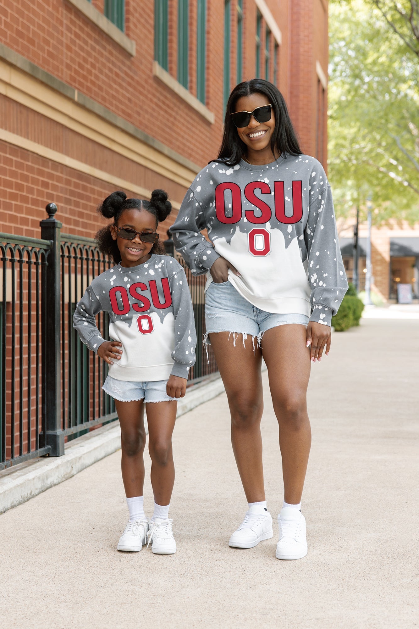 OHIO STATE BUCKEYES CASUAL FAN LONG-SLEEVE FRENCH TERRY PULLOVER