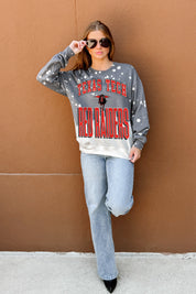 TEXAS TECH RED RAIDERS ARCH RIVALS LONG-SLEEVE FRENCH TERRY PULLOVER