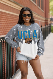 UCLA BRUINS CASUAL FAN LONG-SLEEVE FRENCH TERRY PULLOVER