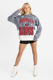 GEORGIA BULLDOGS ARCH RIVALS LONG-SLEEVE FRENCH TERRY PULLOVER