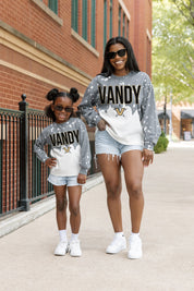 VANDERBILT COMMODORES CASUAL FAN LONG-SLEEVE FRENCH TERRY PULLOVER