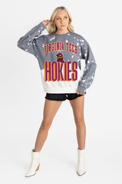 VIRGINIA TECH HOKIES ARCH RIVALS LONG-SLEEVE FRENCH TERRY PULLOVER