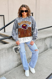 WASHINGTON COMMANDERS ARCH RIVALS LONG-SLEEVE FRENCH TERRY PULLOVER