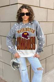 WASHINGTON COMMANDERS ARCH RIVALS LONG-SLEEVE FRENCH TERRY PULLOVER