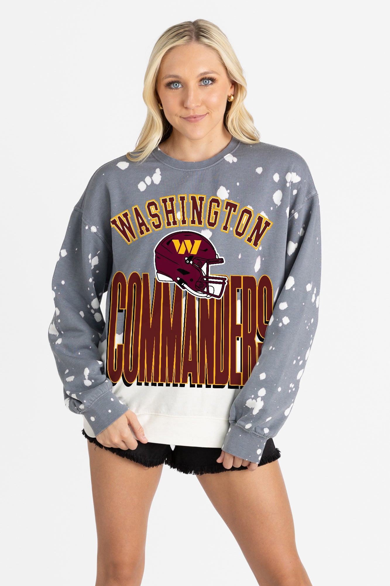 WASHINGTON COMMANDERS ARCH RIVALS LONG-SLEEVE FRENCH TERRY PULLOVER