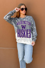 WASHINGTON HUSKIES ARCH RIVALS LONG-SLEEVE FRENCH TERRY PULLOVER