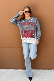 WISCONSIN BADGERS ARCH RIVALS LONG-SLEEVE FRENCH TERRY PULLOVER