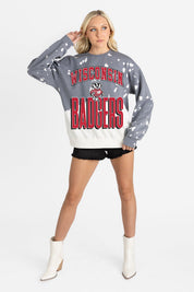 WISCONSIN BADGERS ARCH RIVALS LONG-SLEEVE FRENCH TERRY PULLOVER