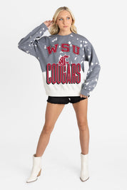 WASHINGTON STATE COUGARS ARCH RIVALS LONG-SLEEVE FRENCH TERRY PULLOVER