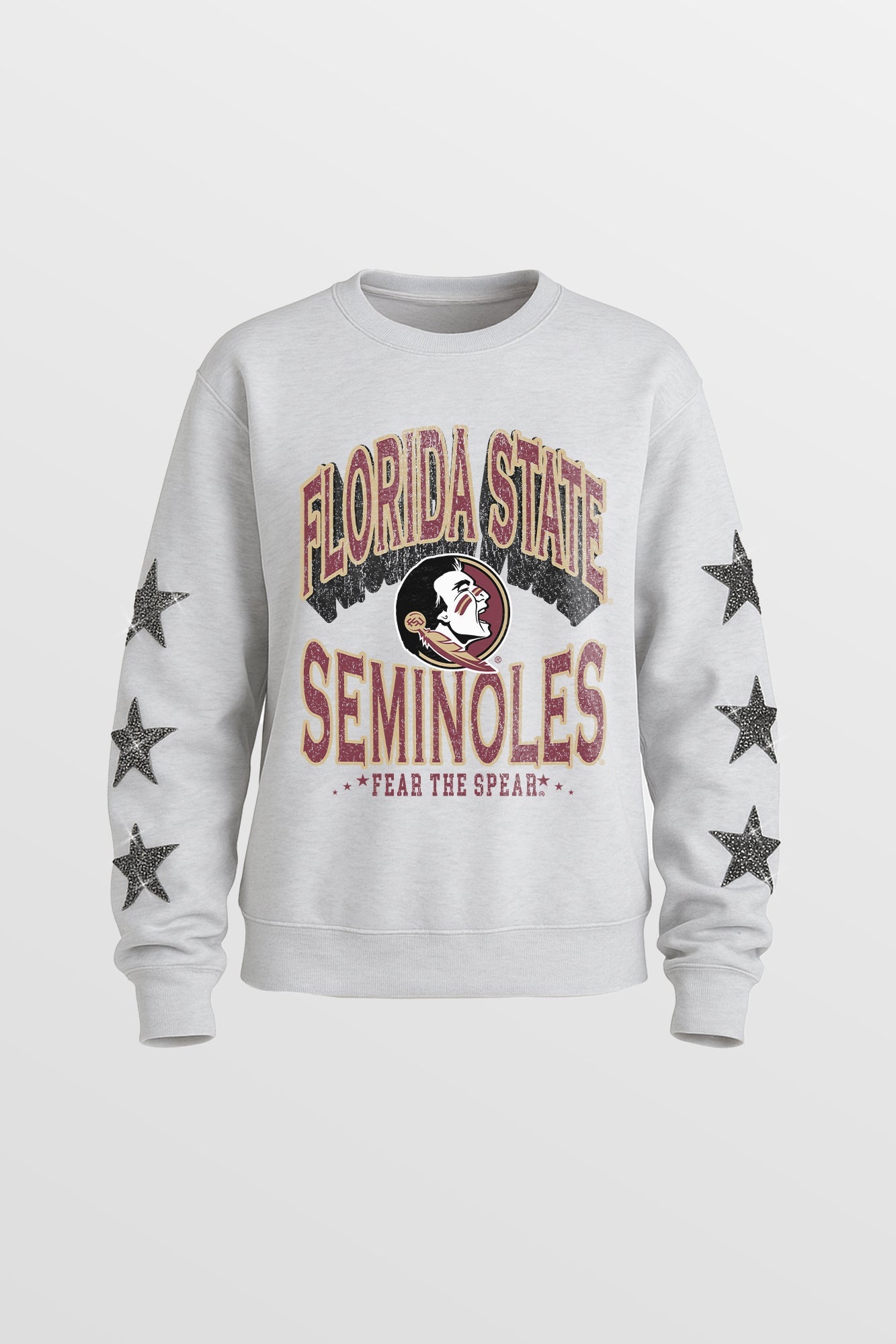 FLORIDA STATE SEMINOLES KIDS STAR SLEEVE CREWNECK PULLOVER