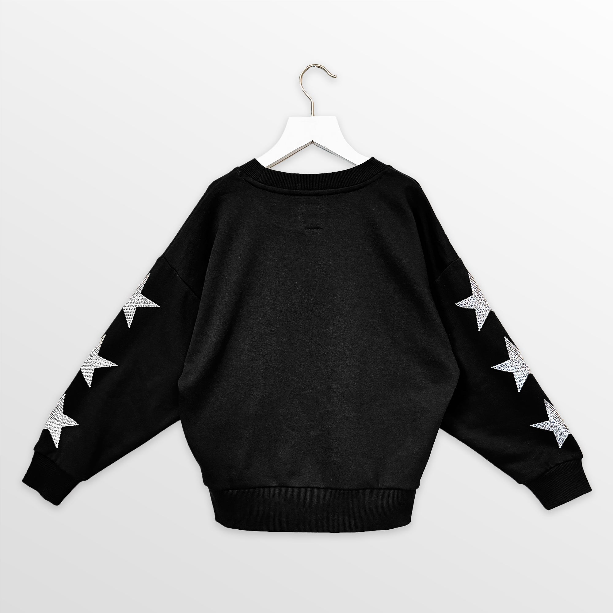 INDIANA HOOSIERS VELOCITY KIDS STAR SLEEVE CREWNECK PULLOVER
