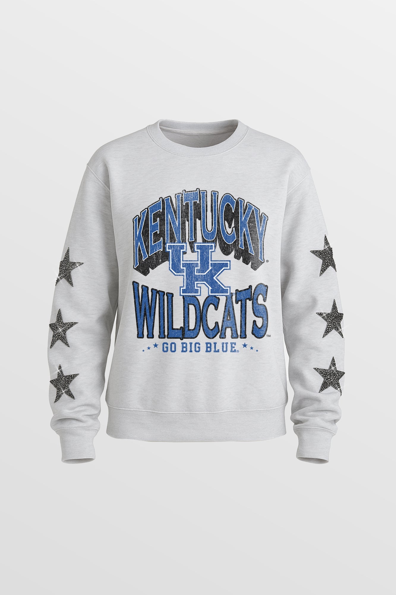KENTUCKY WILDCATS KIDS STAR SLEEVE CREWNECK PULLOVER