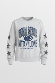 PENN STATE NITTANY LIONS KIDS STAR SLEEVE CREWNECK PULLOVER