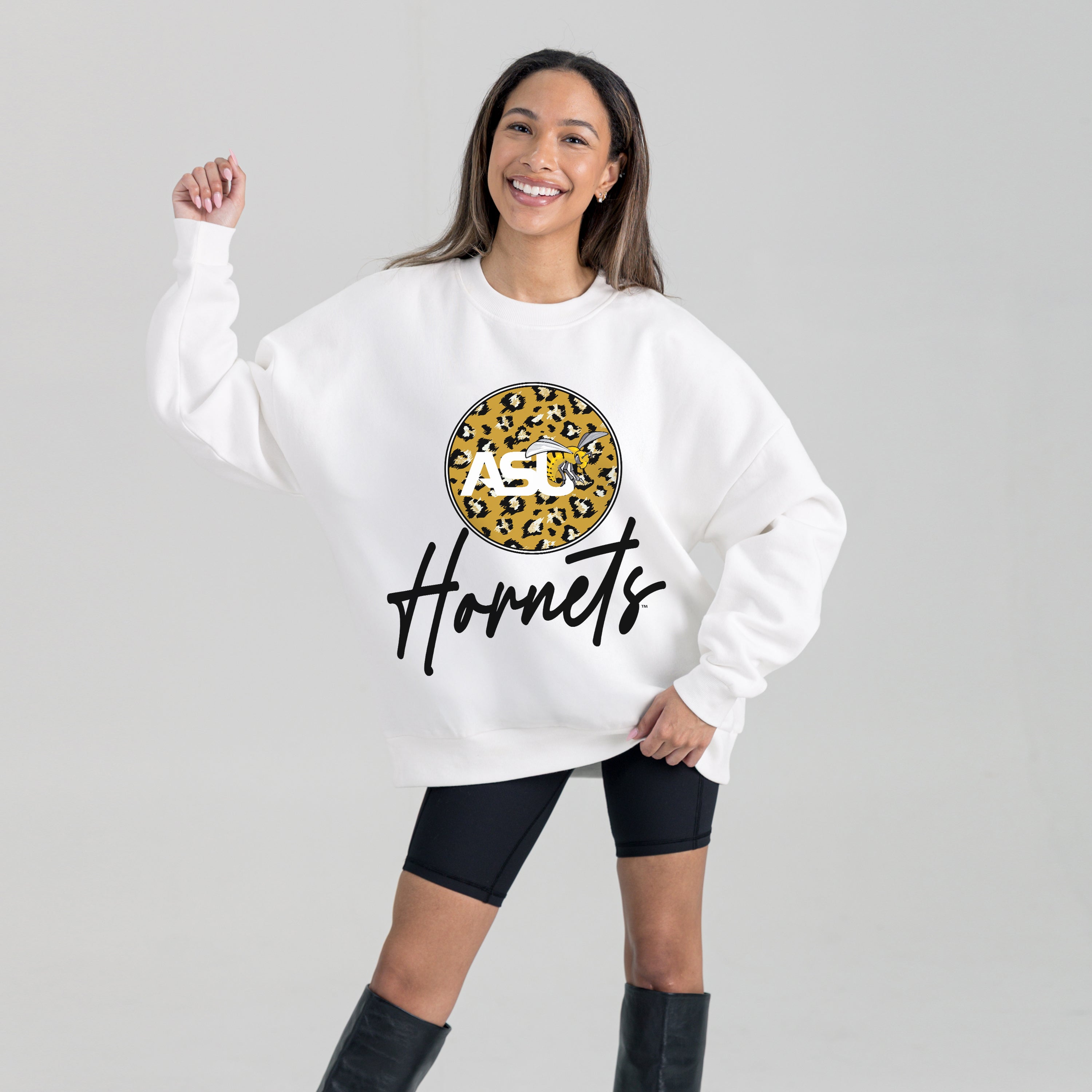 ALABAMA STATE HORNETS WILD BREAKTHROUGH PREMIUM FLEECE CREWNECK PULLOVER