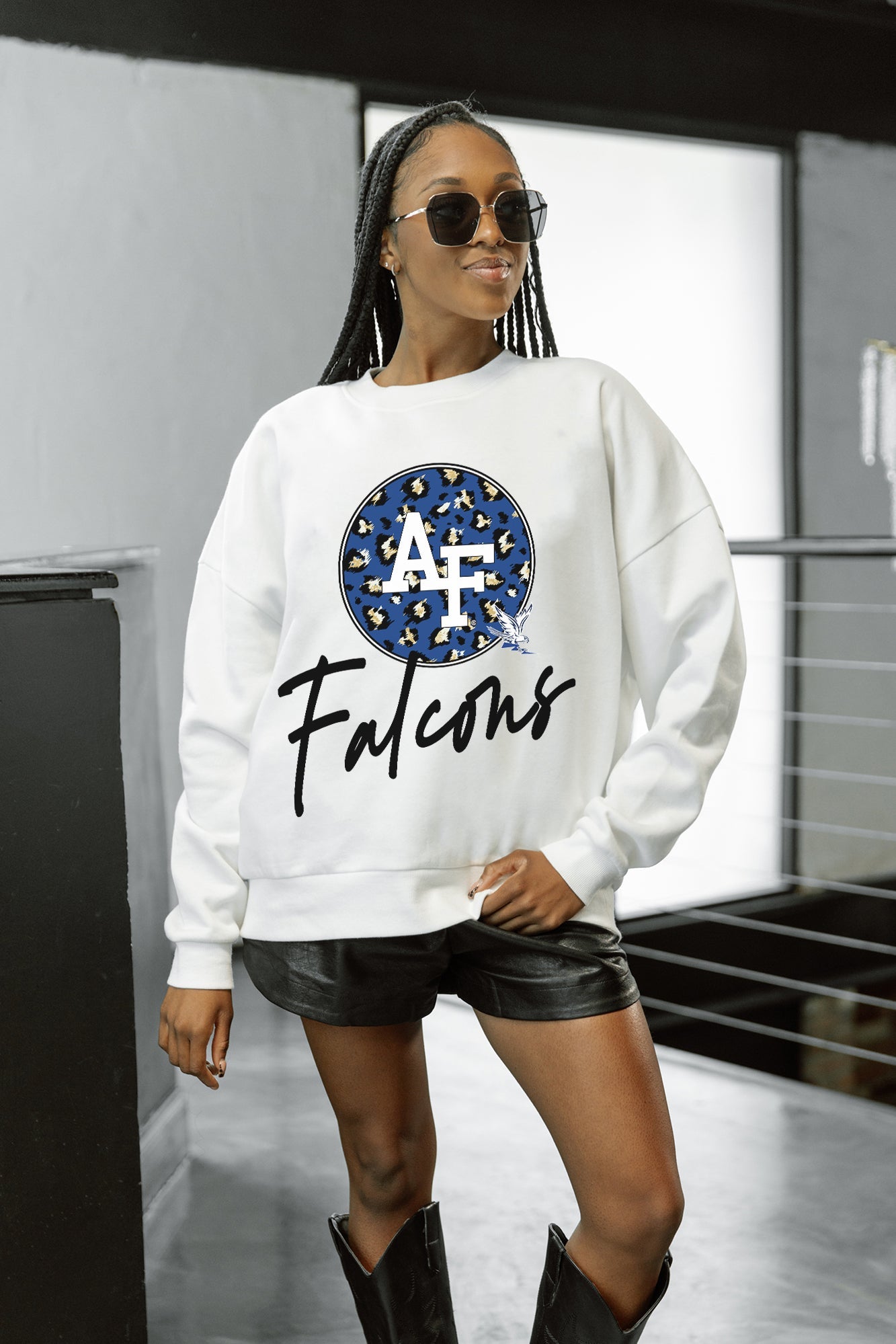 AIR FORCE FALCONS WILD BREAKTHROUGH PREMIUM FLEECE CREWNECK PULLOVER