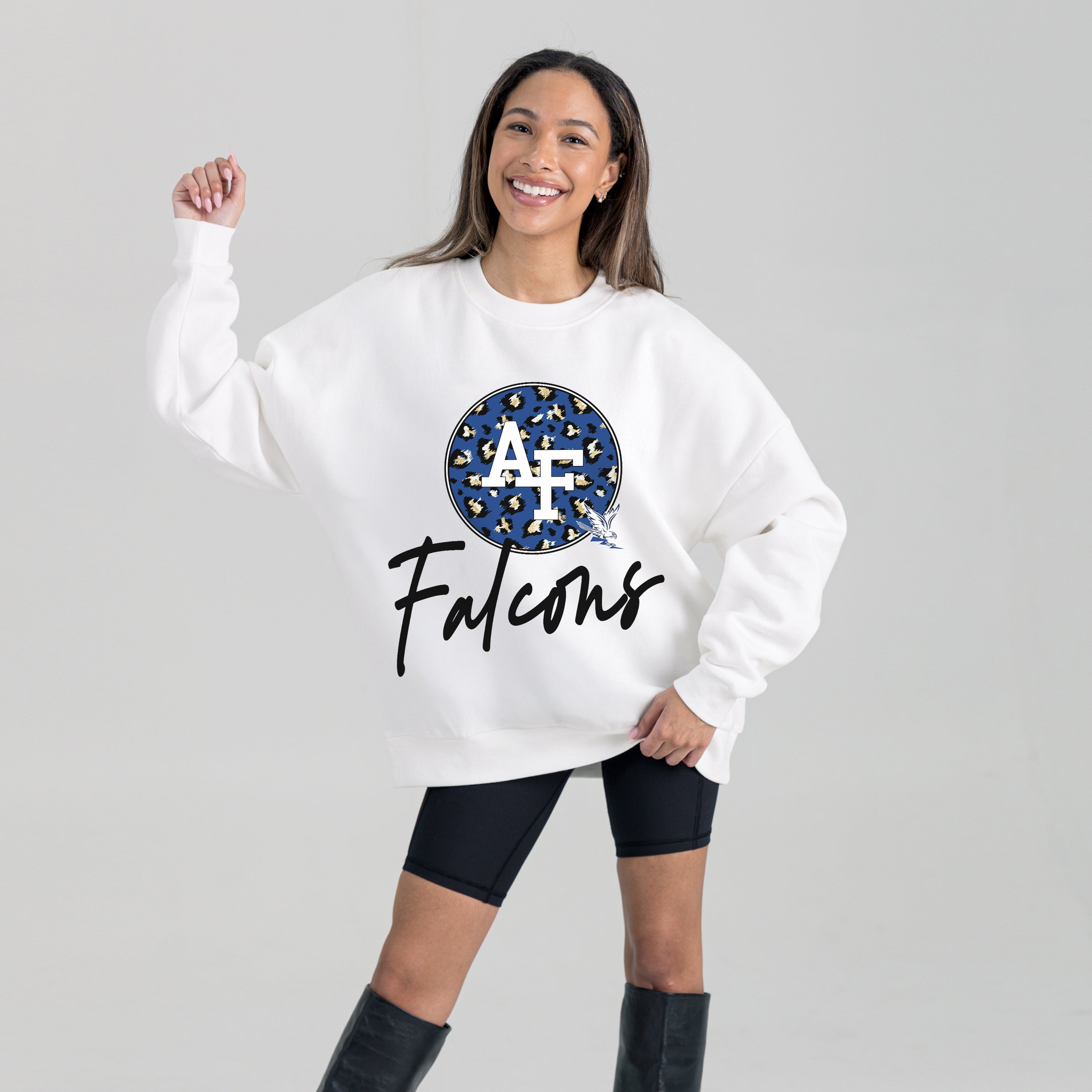 AIR FORCE FALCONS WILD BREAKTHROUGH PREMIUM FLEECE CREWNECK PULLOVER
