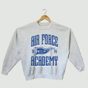AIR FORCE FALCONS PENNANT PRIDE PREMIUM FLEECE DROP SHOULDER CREWNECK PULLOVER