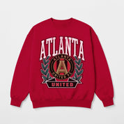 ATLANTA UNITED FC CLASSIC ARCHIVES PREMIUM FLEECE DROP SHOULDER CREWNECK PULLOVER