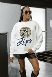 AKRON ZIPS WILD BREAKTHROUGH PREMIUM FLEECE CREWNECK PULLOVER