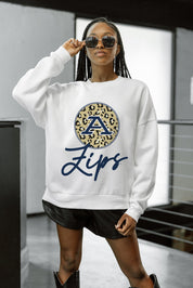 AKRON ZIPS WILD BREAKTHROUGH PREMIUM FLEECE CREWNECK PULLOVER