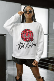 ARKANSAS STATE RED WOLVES WILD BREAKTHROUGH PREMIUM FLEECE CREWNECK PULLOVER