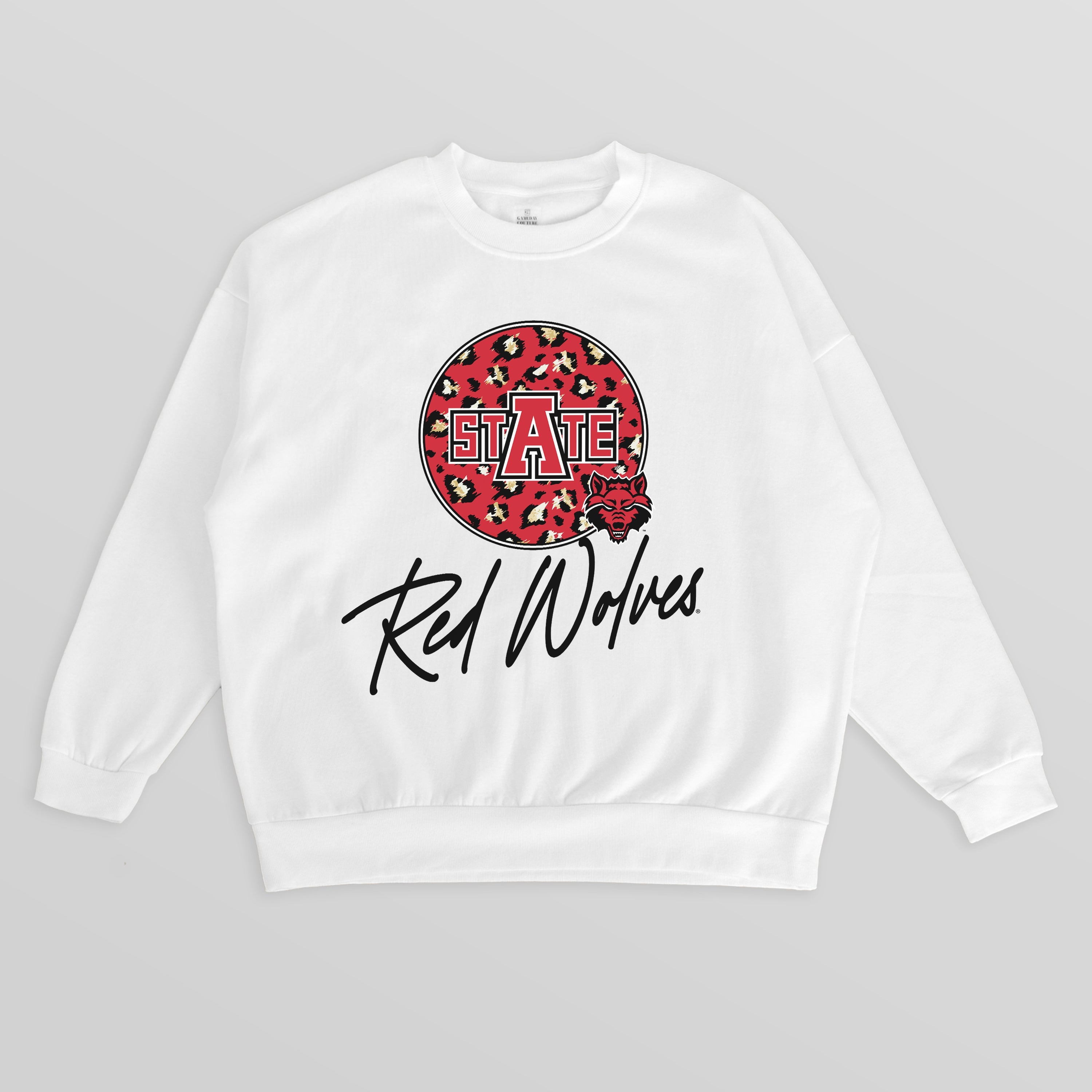 ARKANSAS STATE RED WOLVES WILD BREAKTHROUGH PREMIUM FLEECE CREWNECK PULLOVER