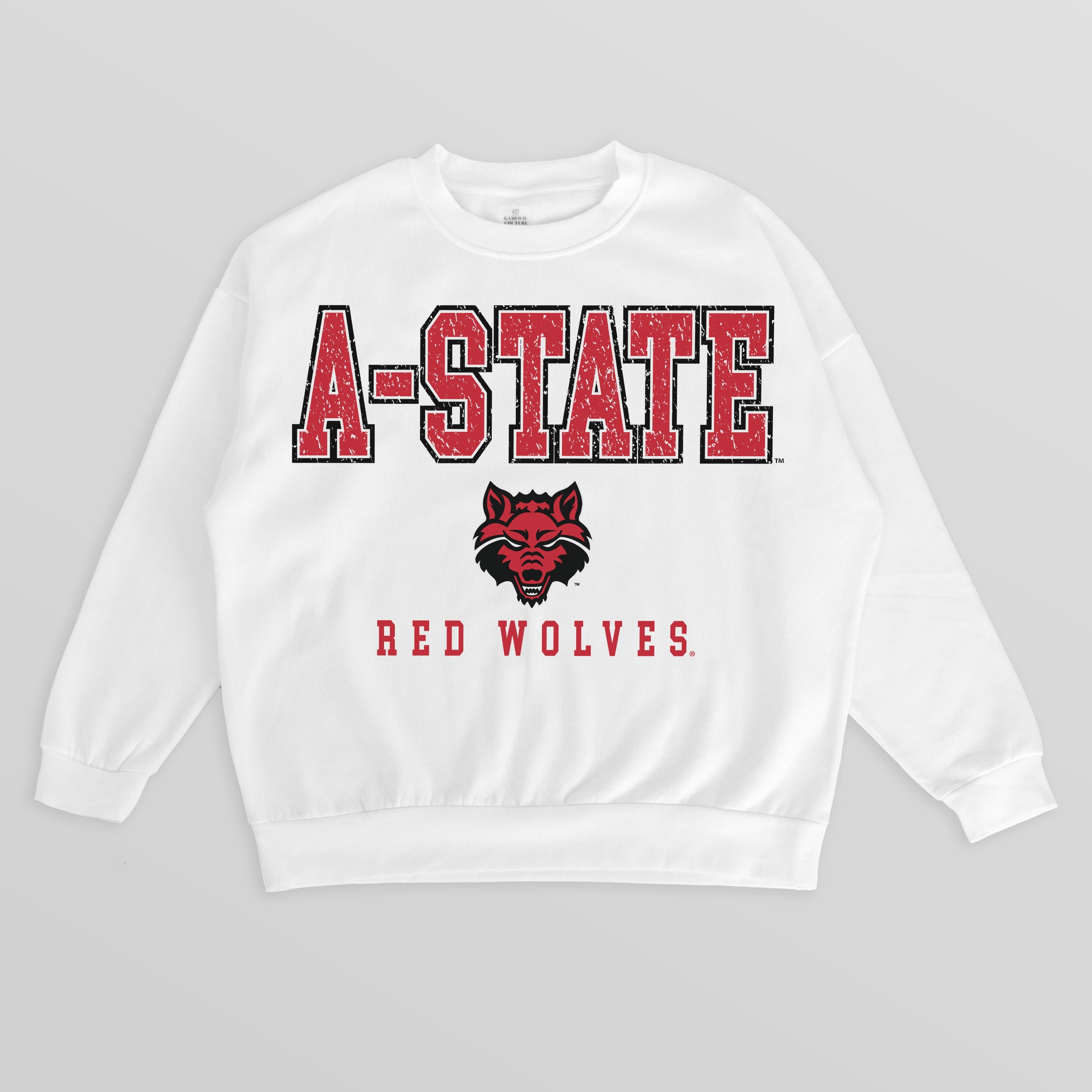 ARKANSAS STATE RED WOLVES FREESTYLE PREMIUM FLEECE CREWNECK PULLOVER