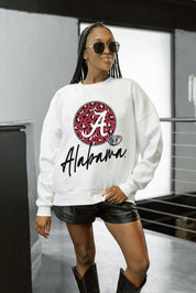 ALABAMA CRIMSON TIDE WILD BREAKTHROUGH PREMIUM FLEECE CREWNECK PULLOVER