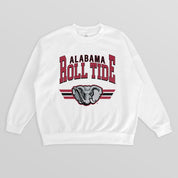 ALABAMA CRIMSON TIDE SWIFT STRIKE PREMIUM FLEECE DROP SHOULDER CREWNECK PULLOVER