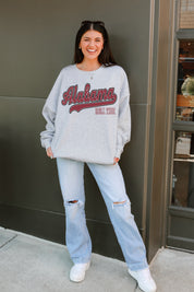 ALABAMA CRIMSON TIDE CLASSIC WIN PREMIUM FLEECE CREWNECK PULLOVER