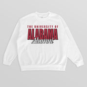 ALABAMA CRIMSON TIDE ALUMNI ERA PREMIUM DROP SHOULDER FLEECE CREWNECK PULLOVER