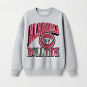 ALABAMA CRIMSON TIDE GAME ON PREMIUM FLEECE DROP SHOULDER CREWNECK PULLOVER