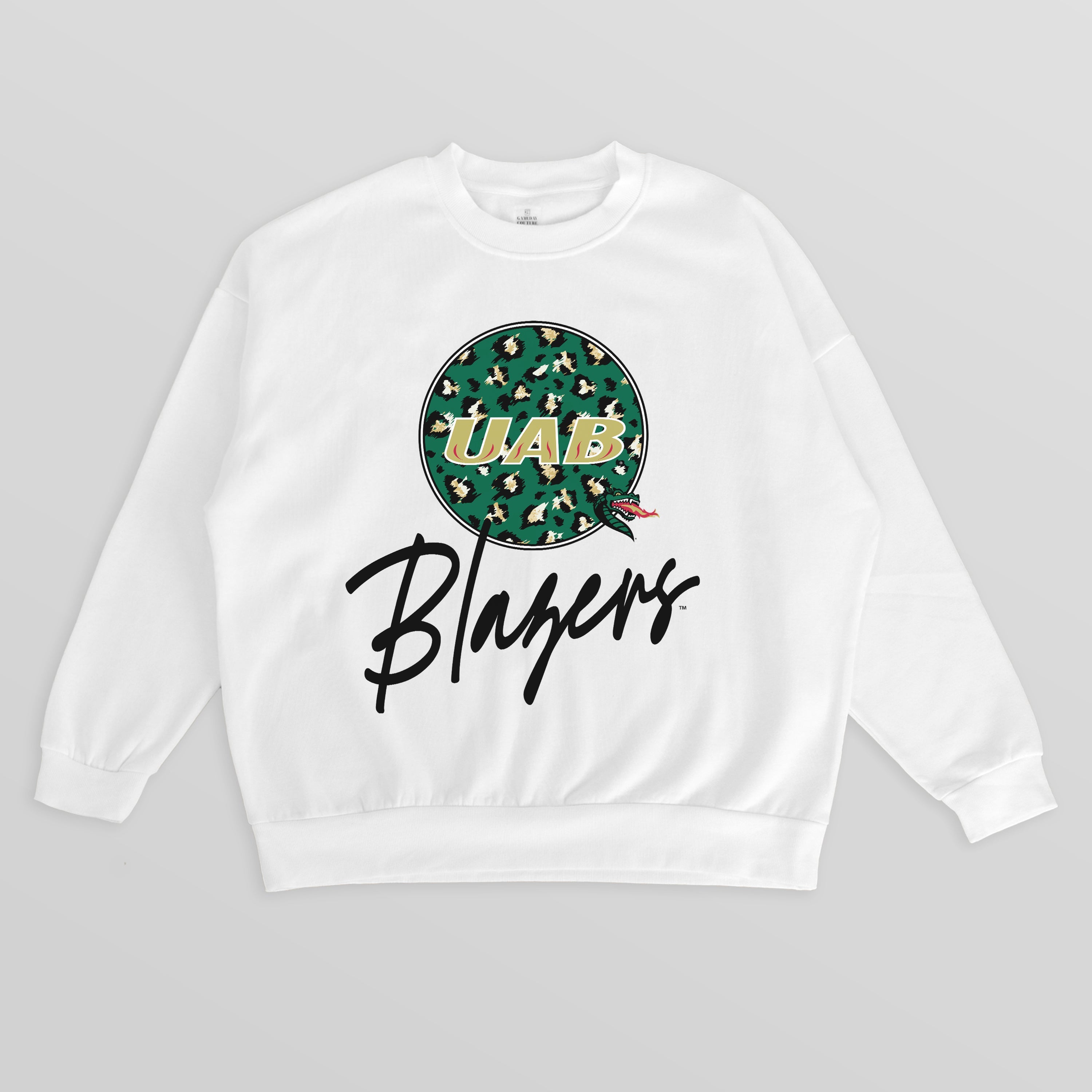 ALABAMA AT BIRMINGHAM BLAZERS WILD BREAKTHROUGH PREMIUM FLEECE CREWNECK PULLOVER