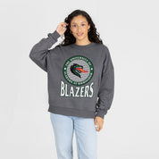 ALABAMA AT BIRMINGHAM BLAZERS SATURDAY SEAL PREMIUM FLEECE DROP SHOULDER CREWNECK PULLOVER