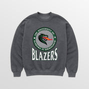 ALABAMA AT BIRMINGHAM BLAZERS SATURDAY SEAL PREMIUM FLEECE DROP SHOULDER CREWNECK PULLOVER
