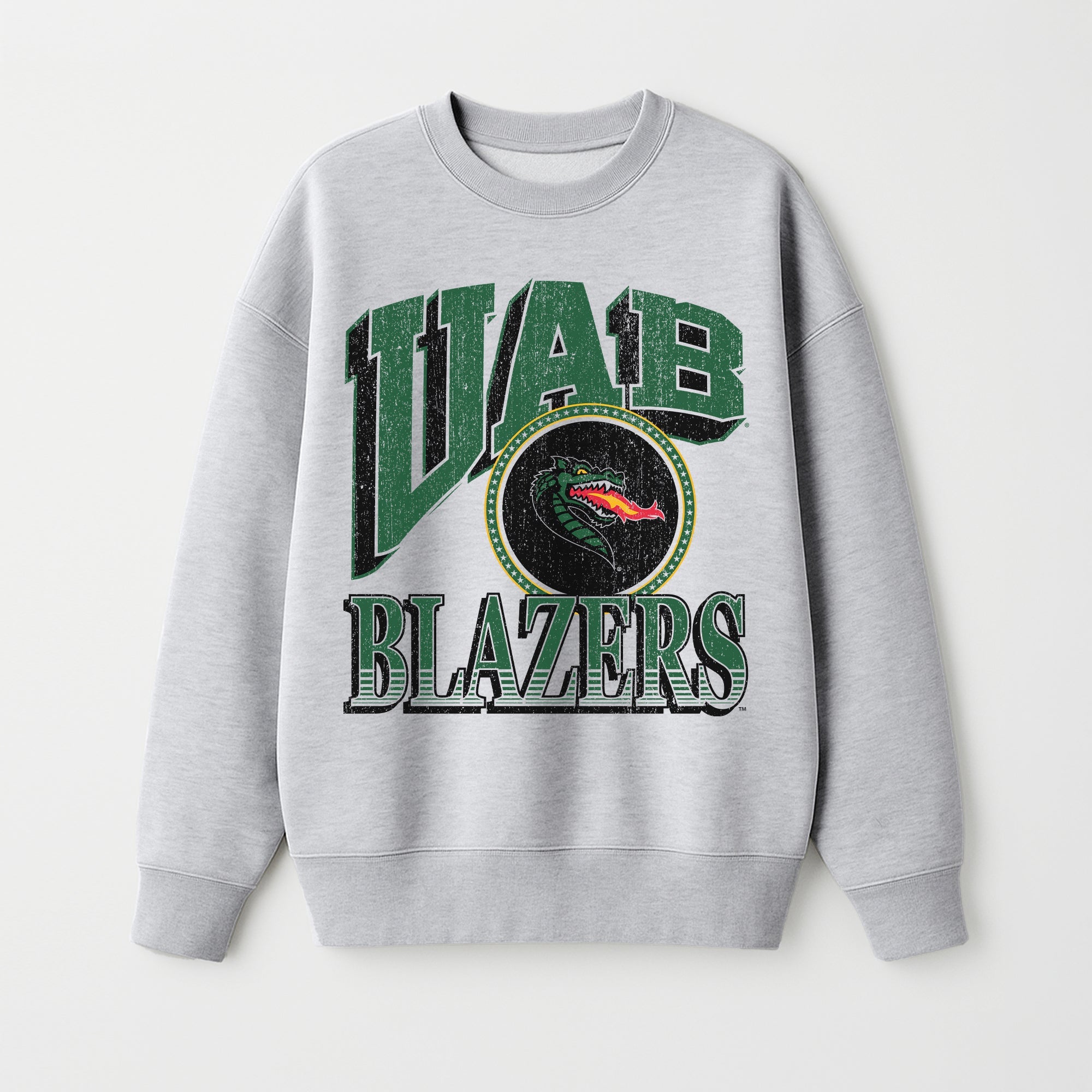 ALABAMA AT BIRMINGHAM BLAZERS GAME ON PREMIUM FLEECE DROP SHOULDER CREWNECK PULLOVER