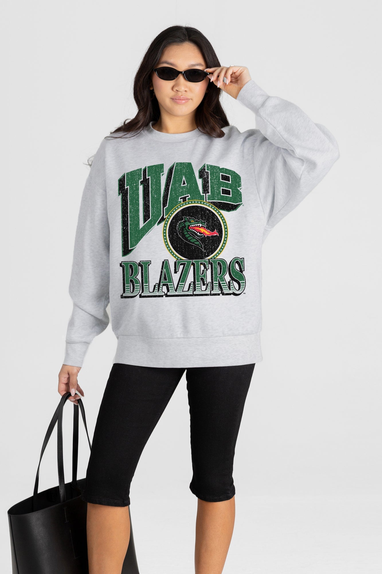 ALABAMA AT BIRMINGHAM BLAZERS GAME ON PREMIUM FLEECE DROP SHOULDER CREWNECK PULLOVER